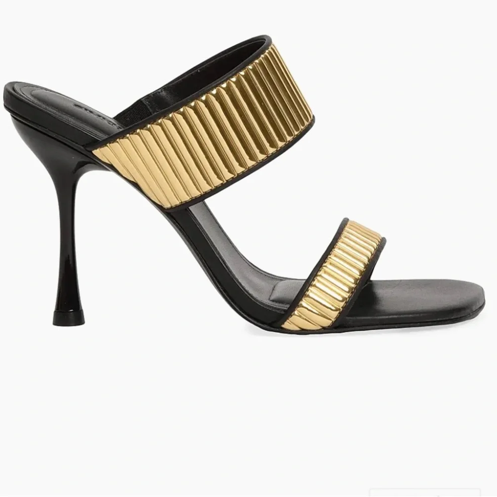 SIMKHAI Carter 95MM Textured Mules
